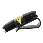 Car Glasses Case Universal Car Sun Visor Glasses Holder Sunglasses Clip Card Ticket Eyeglasses Holder Auto Interior Amagi