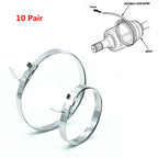 20pcs Joint Axle Boot Clamp Pliers Clip CV BOOT CLAMPS Kit For Auto / ATV CV Connecting shaft guide clip