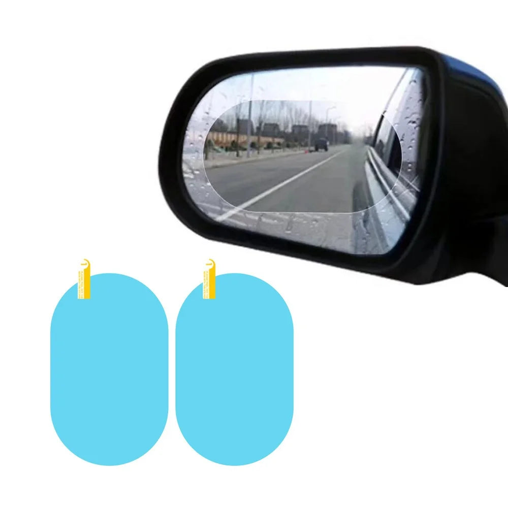 Car Rearview Mirror Film Auto Window Glass Anti-Fog Anti-Reflection Sticker Rainproof Waterproof Film Automotive Accessories