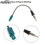 Universal Car FM AM Stereo Radio Antenna Adapters Cable Fakra-Z Male To DIN Plug 15cm FM/AM Aerial To DIN Car Replacement Parts