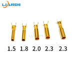 Single-hole spring plug 1.5/1.8/2.0/2.3 single-tube spring plug terminal/pinhole socket terminal cold-pressed wiring