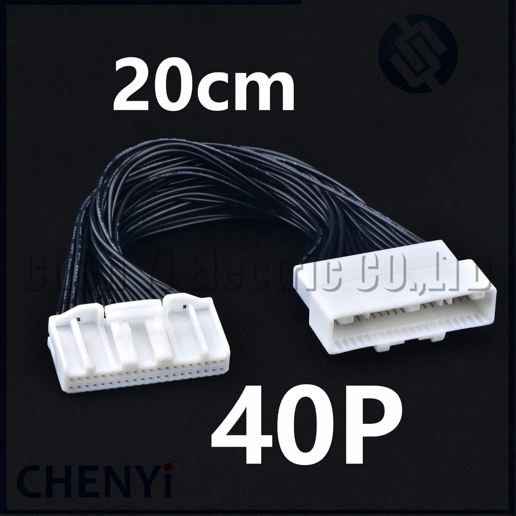 40 Pin Automotive Navigation screen CD multimedia host Wire harness Plug Connector 1674312-1 1318389-1 For Toyota Nissan