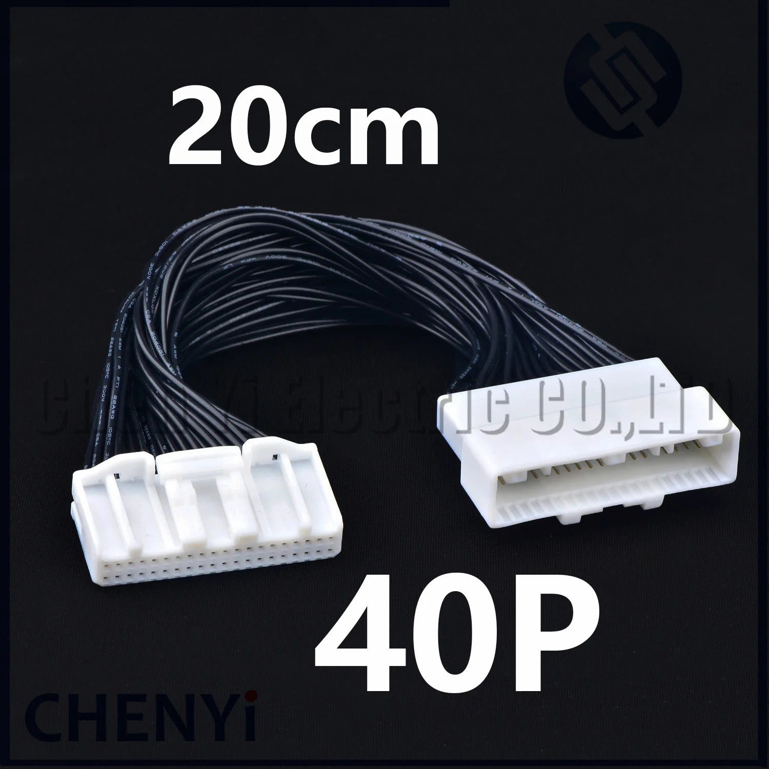 40 Pin Automotive Navigation screen CD multimedia host Wire harness Plug Connector 1674312-1 1318389-1 For Toyota Nissan