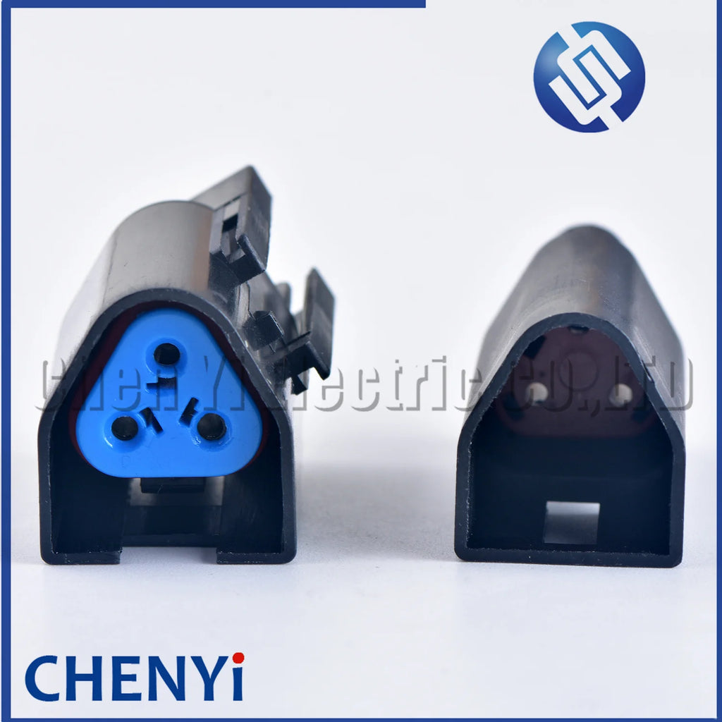 1 Set 3 Pin male female Automotive Waterproof Connector Cable wire plug Socket 7-1437710-9 3-1437712-1 For Ford