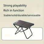 Multi Functional Outdoor Folding Table for Self Driving Hiking Convenient Metal Small Table Can Be Spliced To Hang Items Amagi