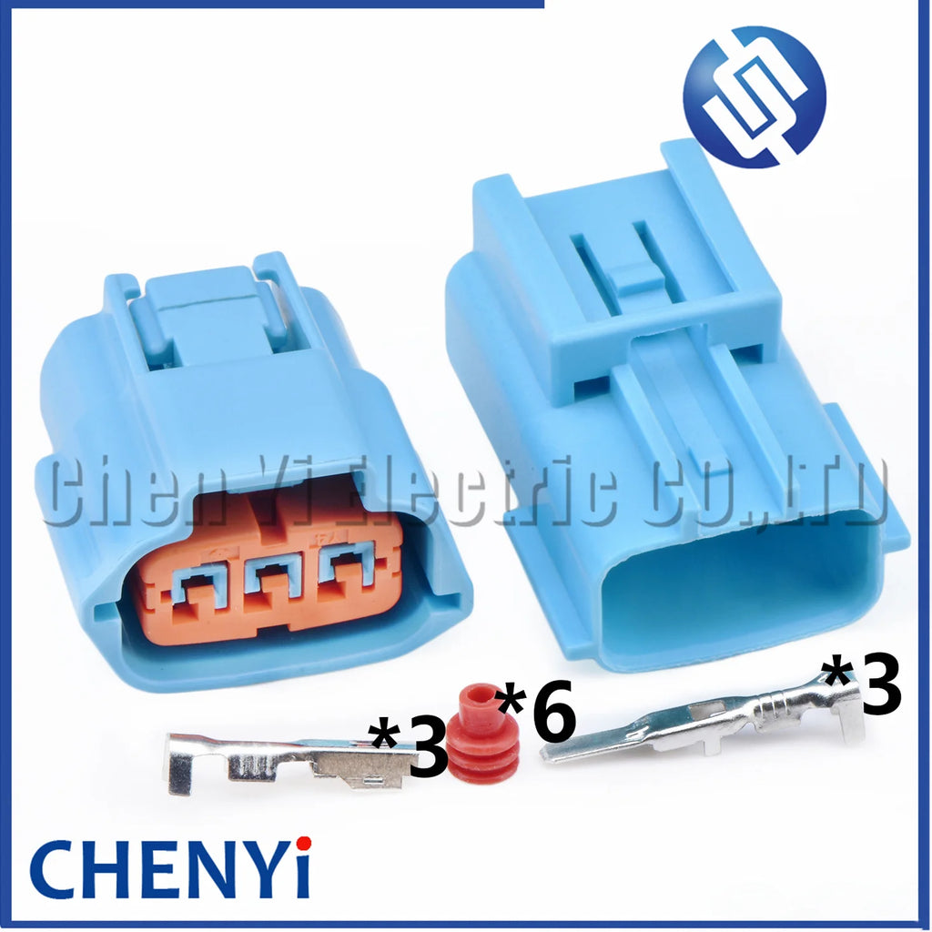 3 Pin Auto Waterproof Connector O2 Oxygen Sensor Plug 6189-0928 6181-0516 22690-9F601 For Nissan X-Trail Patrol GU Y61 Suzuki