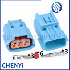 3 Pin Auto Waterproof Connector O2 Oxygen Sensor Plug 6189-0928 6181-0516 22690-9F601 For Nissan X-Trail Patrol GU Y61 Suzuki