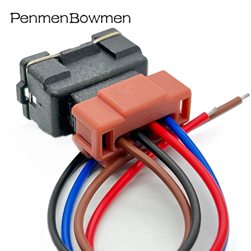 1 Set 4 Pin Car Throttle Position Electrical Cable Connectors Female Wire Harness Plug For Mitsubishi PB185-04027 PB185-04326