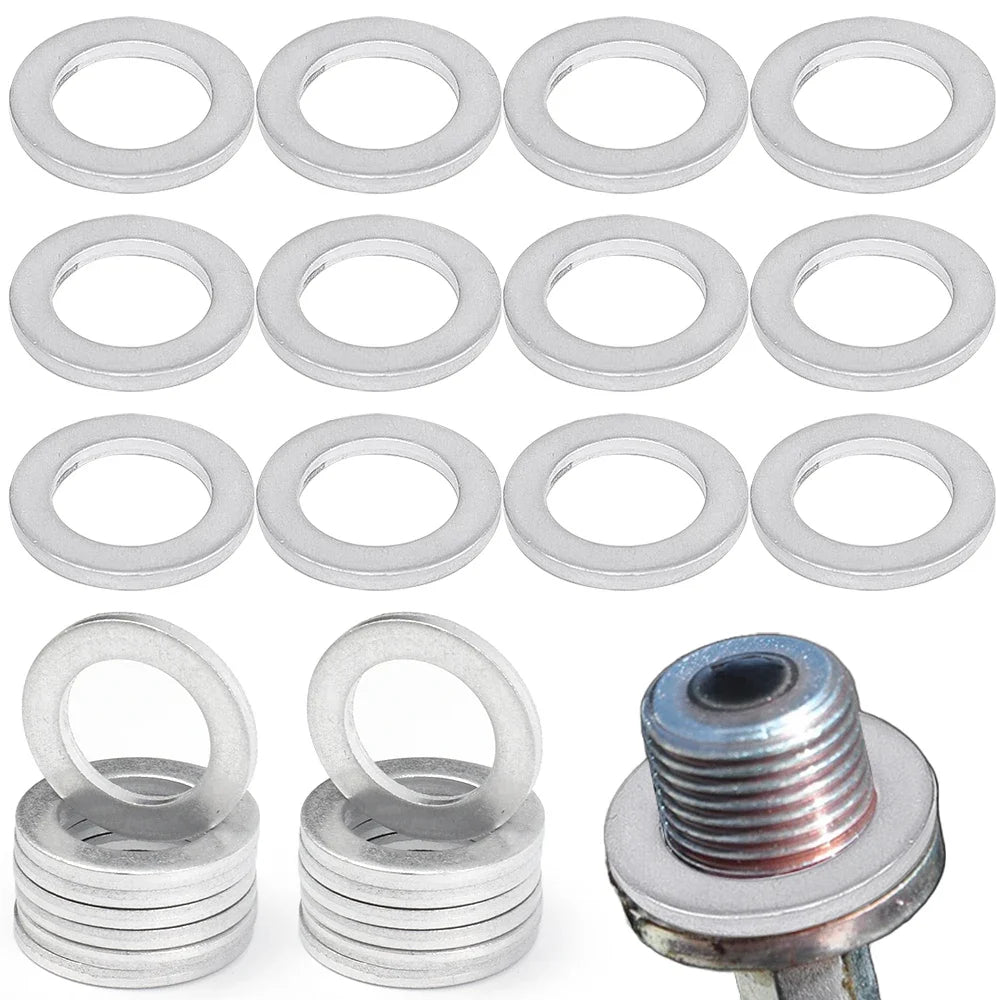 50/10Pcs Oil Drain Plug Crush Washers Gaskets 14mm for Honda Accord Civic CRV CRZ HRV Pilot Acura 9410914000 94109-14000