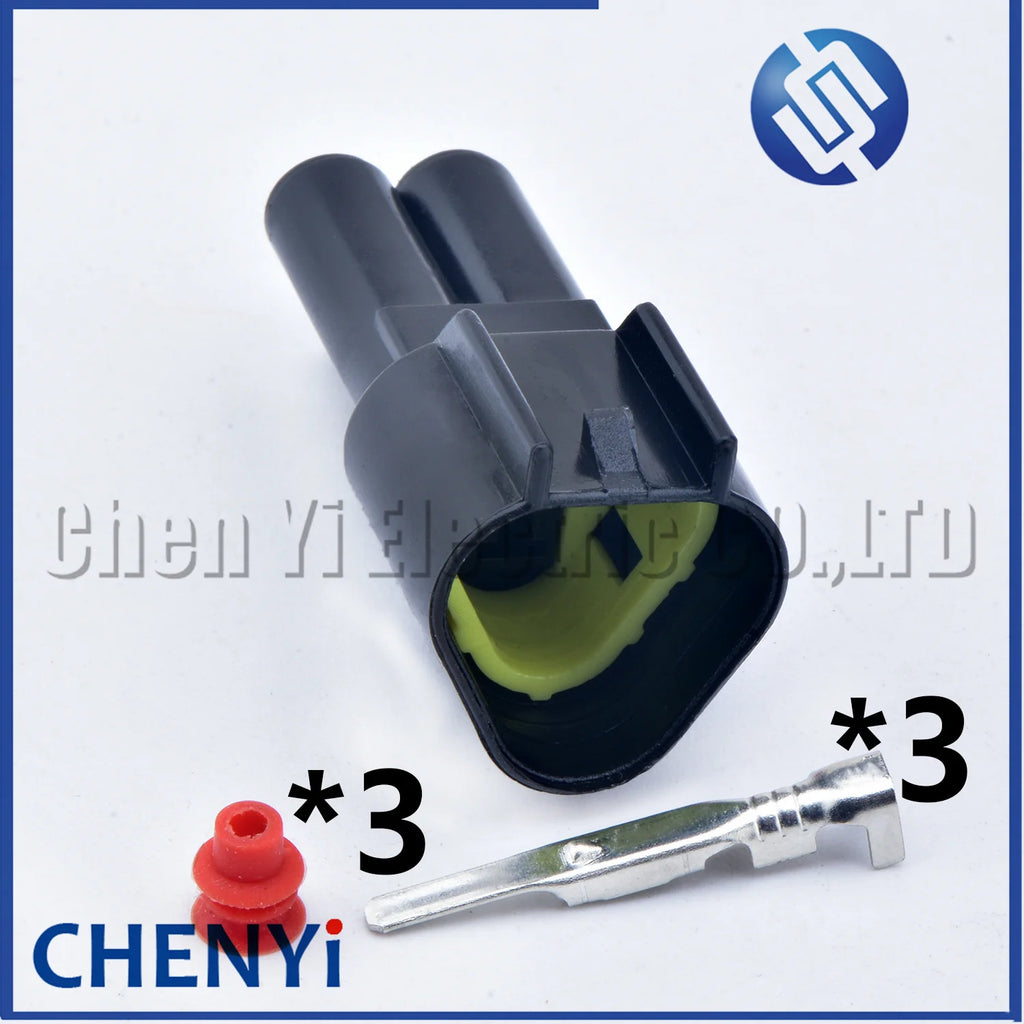 3 Pin Instrument connector Throttle Turn Grip Plug FW-C-3M-B FW-C-3F-B For Sur Ron Bee S X Motorcycle Keeway Cruiser Blackster