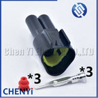 3 Pin Instrument connector Throttle Turn Grip Plug FW-C-3M-B FW-C-3F-B For Sur Ron Bee S X Motorcycle Keeway Cruiser Blackster