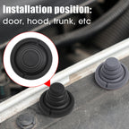 Silicone Door Shock Absorber Cushion Universal Hood Rear Trunk Reduce Noise Crashproof Airbag Buffer Anti Collision Pad Sticker