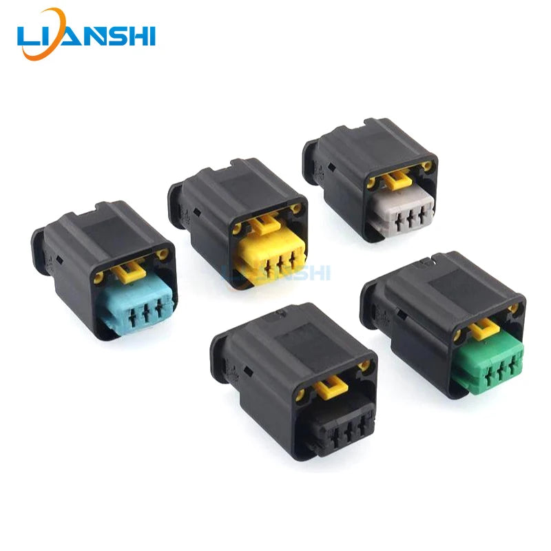 1801179-1/2/3/4/5/6 waterproof connector sensor 1801177-1 male and female 3-hole plug suitable for Peugeot Citroen