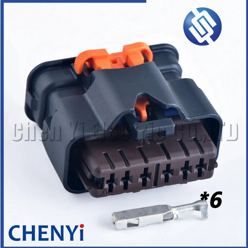 6 Pin Auto Ignition Coil connector Car Throttle Valve Plug F843700 F743700 F943700 For Peugeot 301 308 408 Citroen C3 C4 Elysee
