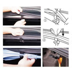 1/4pcs Car Umbrella Holder Car Trunk Hook Umbrella Mount Plant Towel Hook Auto Accessories Internal Storage Organizer Holders