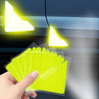 Reflective Car Door Corner Protector Stickers High Visibility Night Glow Safety Warning Anti Collision Decals for Auto Bumper