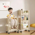 Versatile 2-5Tier Rolling Storage Cart with Wheels Perfect Bathroom Kitchen Office Ideal Groceries Snacks Toys Books Toiletries
