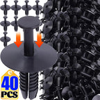 Car Bumper Moulding Clip Retainer Push Pin Rivet Fastener for BMW Mercedes Benz 3 5 7 Series Side Skirt Wheel Arch Trim Panel
