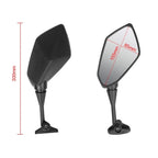 360° Rotating Wide Angle Bicycle Mirror Impact Resistant with Extra Large View Surface Seamless Handlebar Mount Bike amagi