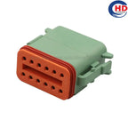12pin auto waterproof electric plastic wire harness connector DT06-12SC