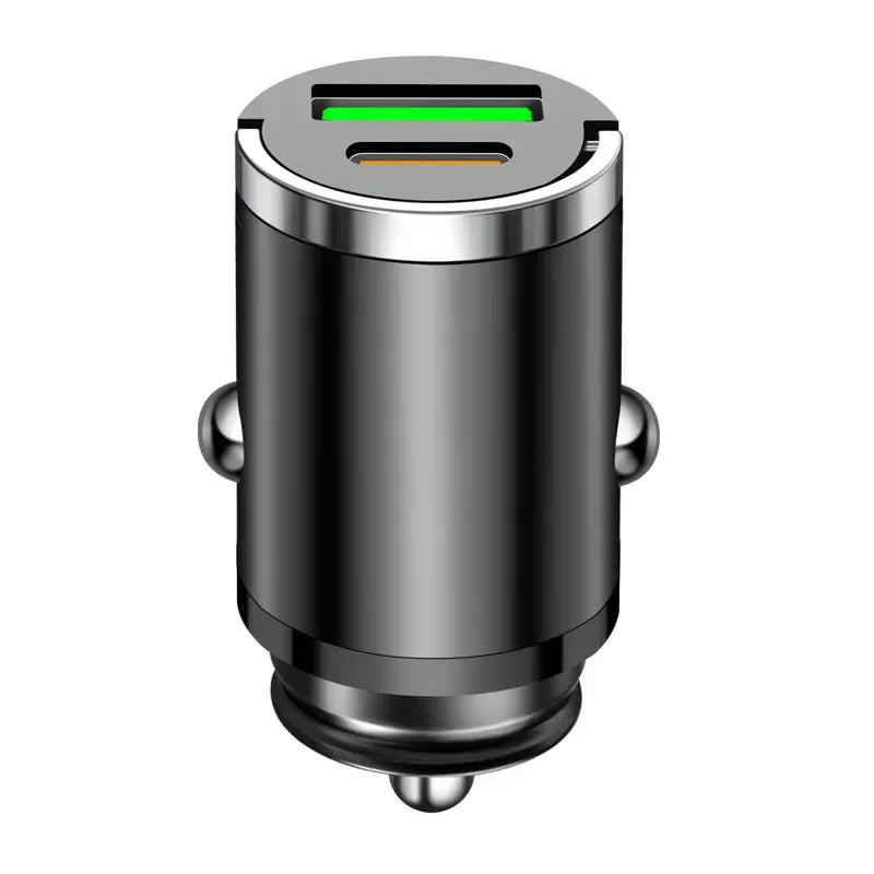 Motorcycle Hidden Car Charger Super Fast Charge Car Cigarette Lighter Conversion Plug One for Two Invisible Car Charger Amagi