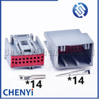 14 Pin male or female Automotive connector Car amplifier DSP plug C4348B 30700-1147 30968-1140 For Ford Lincoln Cadillac