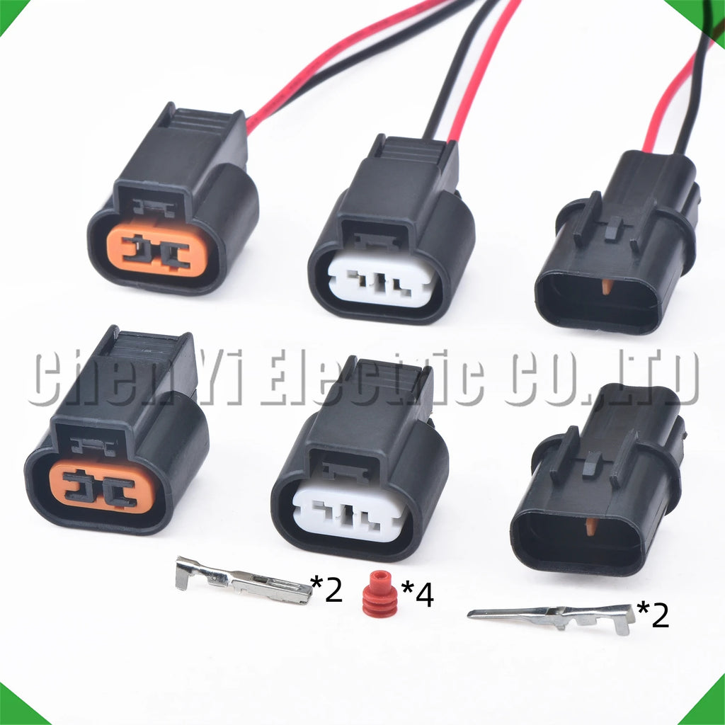2-pin connector connector automotive headlight wheel hyundai kia headlight sensor