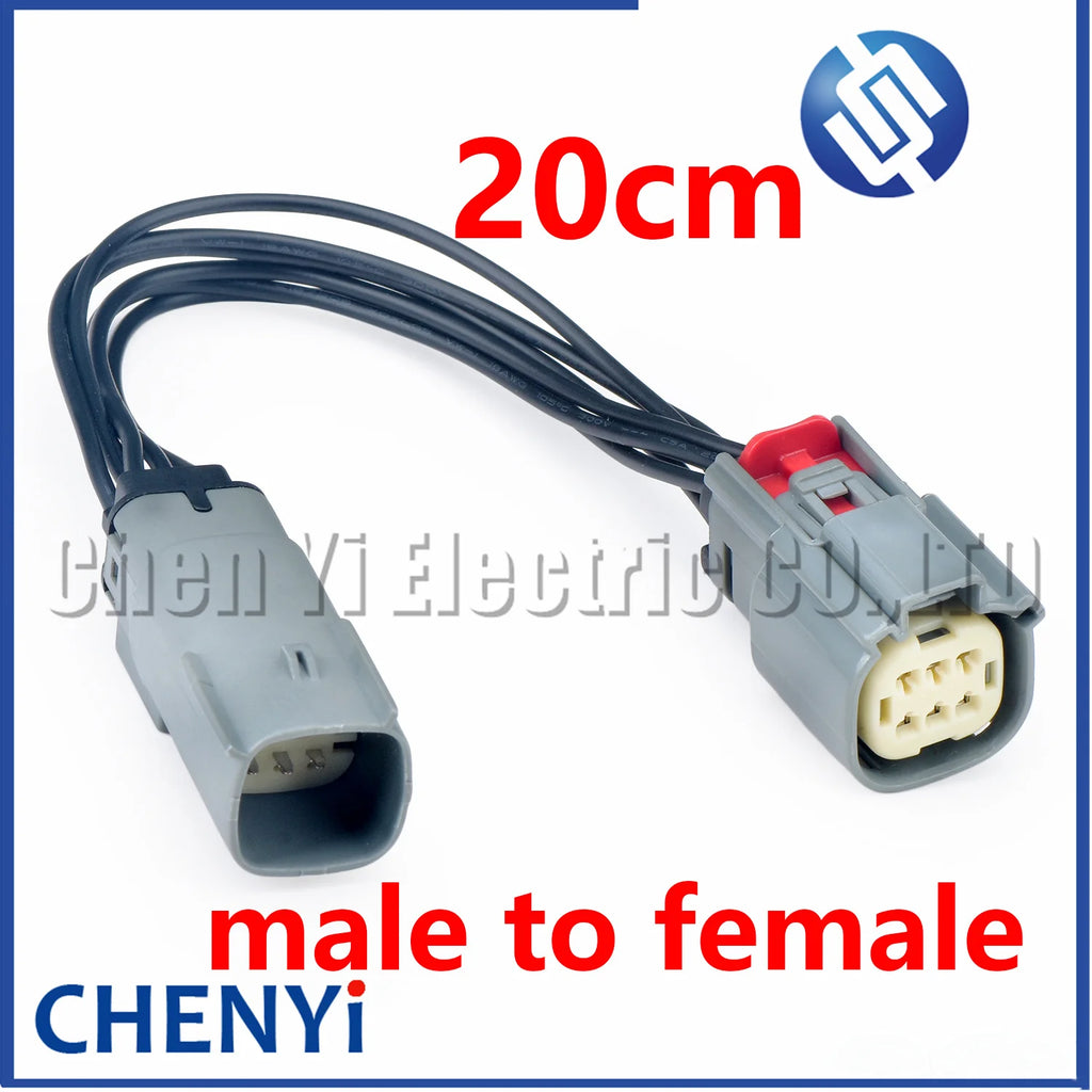 6 Pin Automotive waterproof connector Tail light Bumper Light Fog Light Wire harness Plug For Ford Buick Chevrolet Cadillac