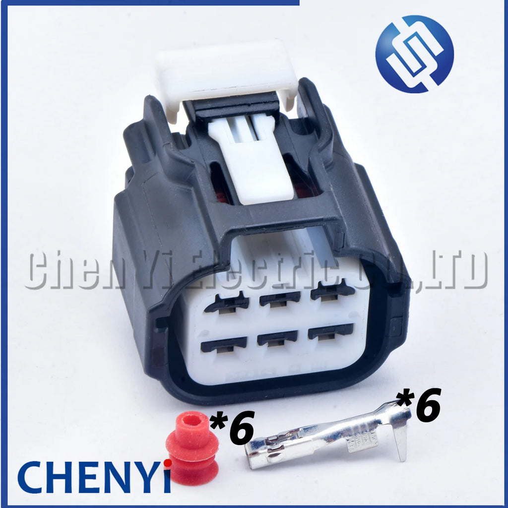 6 Pin Automobile waterproof connector Headlamp fog lamp plug 6189-7535 6189-7534 For Chevrolet Sail Chang'an Auchan CS55 CS75