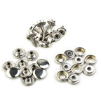 30 Pcs Snap Fastener Stainless Canvas Screw Kit For Tent Boat Marine Boat Canvas Cover Tools Car Canopy Accessories