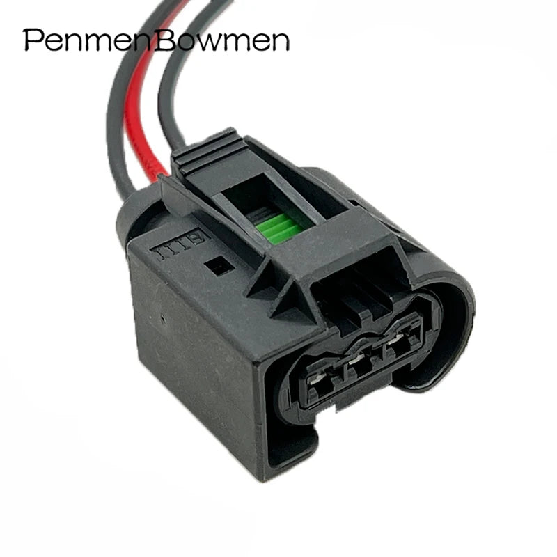 1 Set 3 Pin Auto Kostal Injector ABS Crankshaft Electrical Cable Connectors Wiring Harness Plug For Benz BMW 09441391 50290970