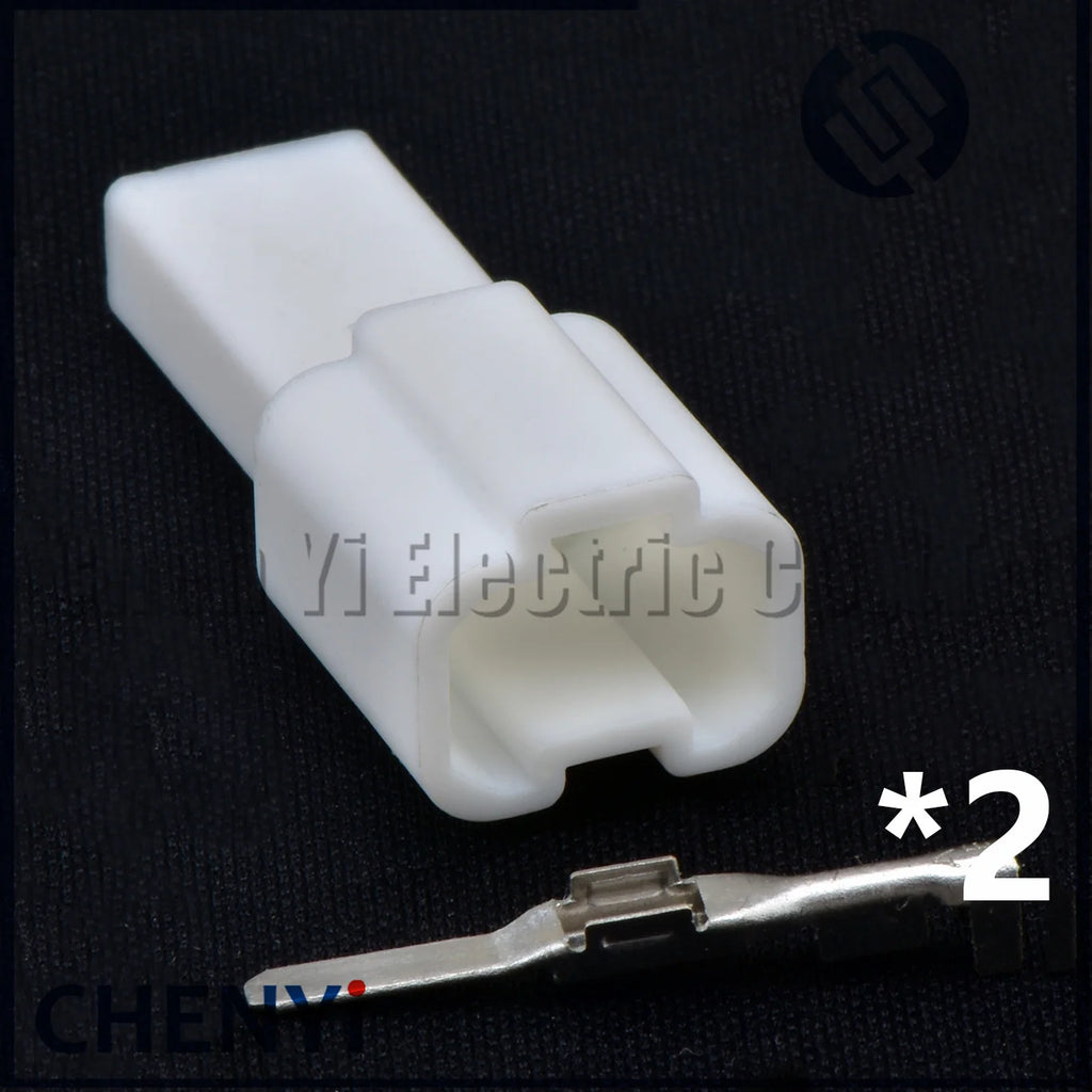 2 Pin CD Player Antenna Conversion Plug Car door lamp license plate lamp high mounted brake lamp plug 90980-11148 For Toyota