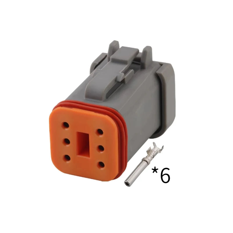 DT04-6P-E005 DT06-6S-E005 Deutsch connector for LED spot light day running light excavator wire harness plug