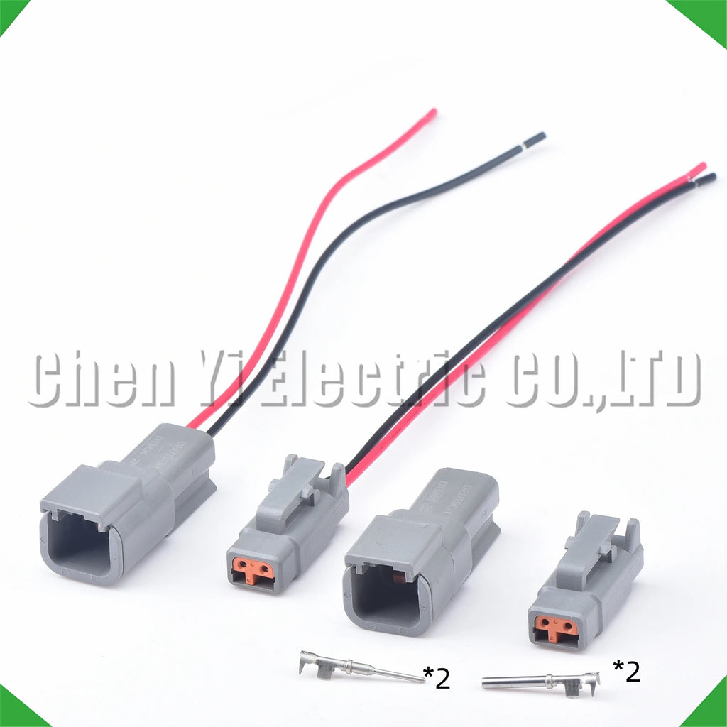 2-Pin Wire Harness Harness female Automotive waterproof connector Sealed Harness Deutsch