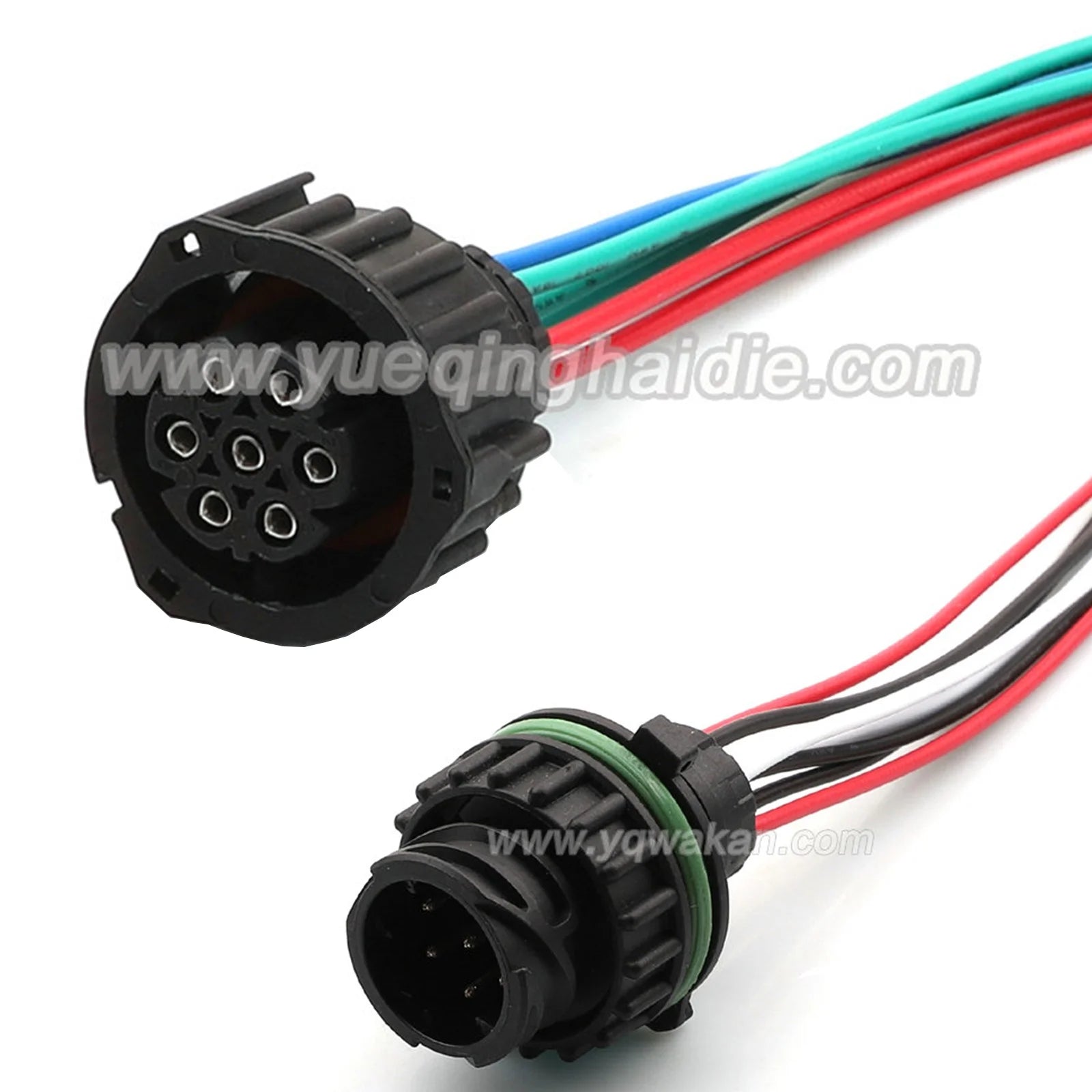 7Pin Sealed 1.5mm Male Female Connectors Wiring Harness Housing Cable Socket For Volvo 1718230-1 1-967650-1