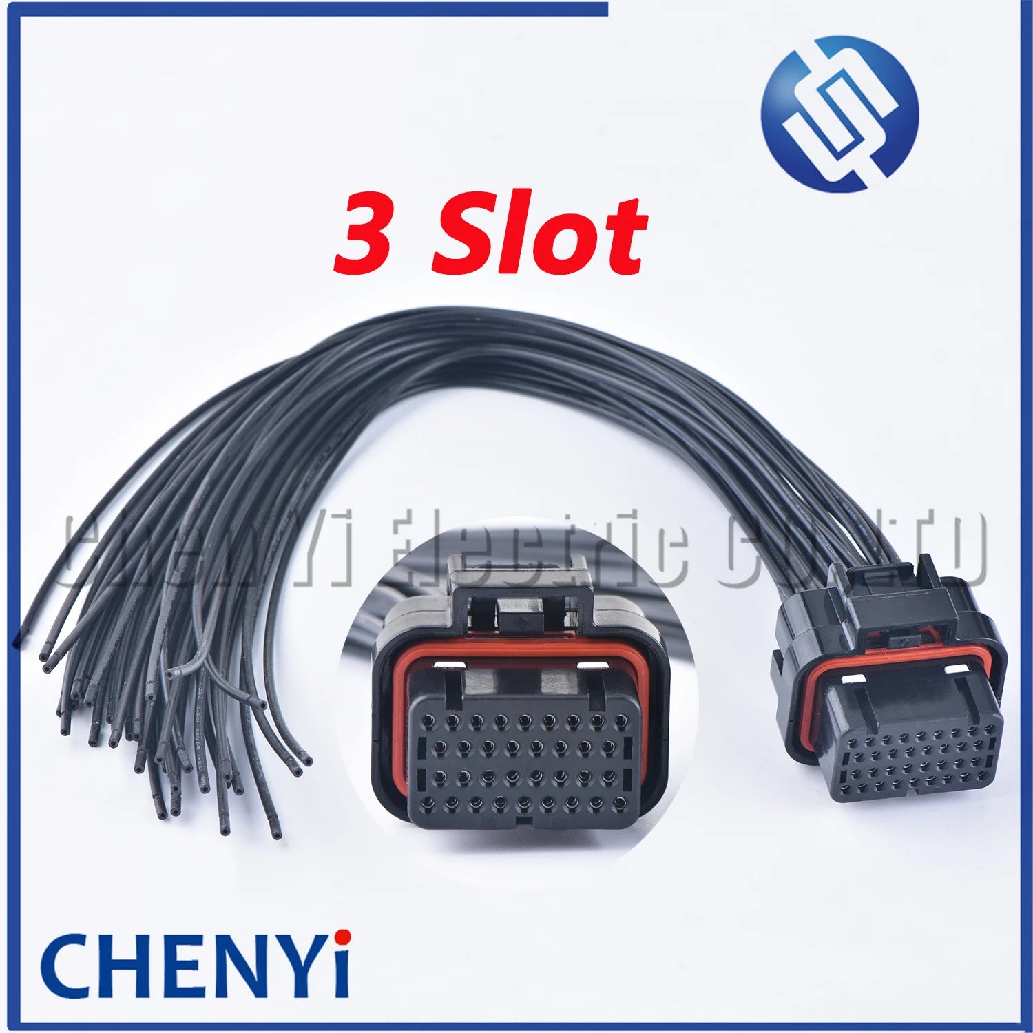 34 Pin/Way Female or male Auto Oil Gas Connector ECU Straight PCB Plug With 30cm Wire Harness Pigtail 4-1437290-0 4-1437290-1