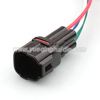 4 Pin Connector 2mm Male Female Connector Automobile Wiring Harness Cable Socket for Honda 6188-0004 6180-4771