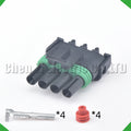 4-Pin Auto Connector Connector Female Electrical waterproof Weather Square connector