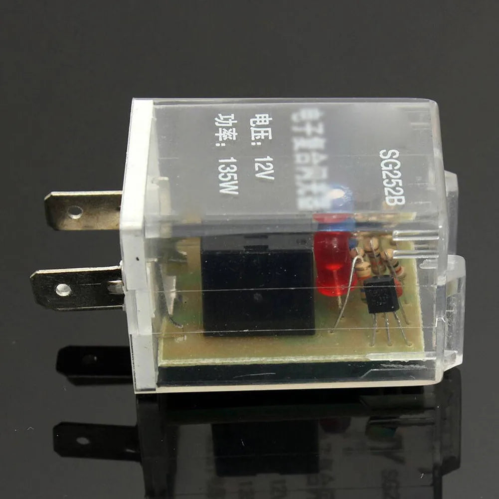 Car LED Light Flasher Relay 12V 3Pin Turn Signal Rate Control Blinker Relay 180W Car Turn Signal Indicator Flash Relay