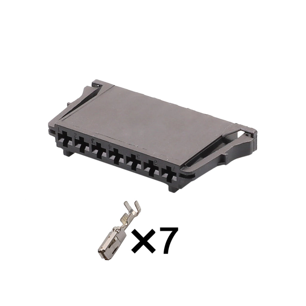 7Pin Connector Unsealed 2.8mm Female Connector Automotive Wire Harness Cable Socket for Benz A0145458226 A2115450328