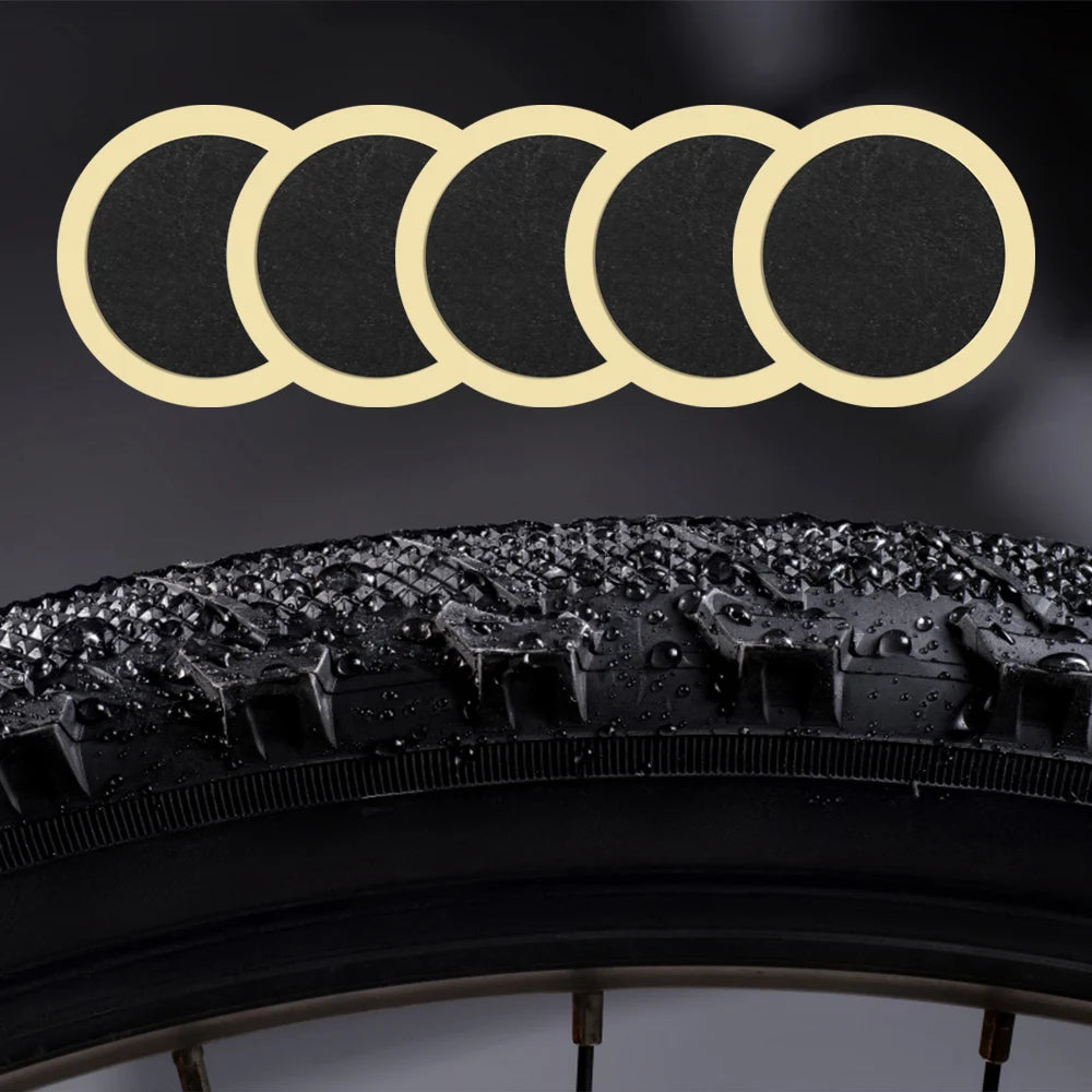 Bike Tire Repair Tools Glue-Free Tyre Puncture Quick Repairing Patches Mountain Road Bike Bicycle Inner Tyre Repair Patch Pads