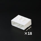 Car modification one key start 18-hole connector wire harness plug rubber shell sheath with terminal 173853-1 368544-1