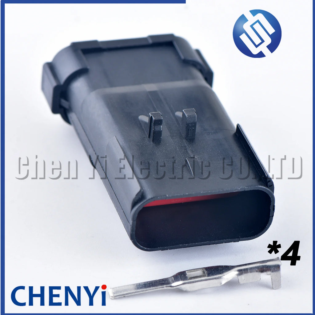4 Pin Electronic handbrake induction connector Oil pump differential pressure sensor plug 4383998 54200413 54200409 For Cummins