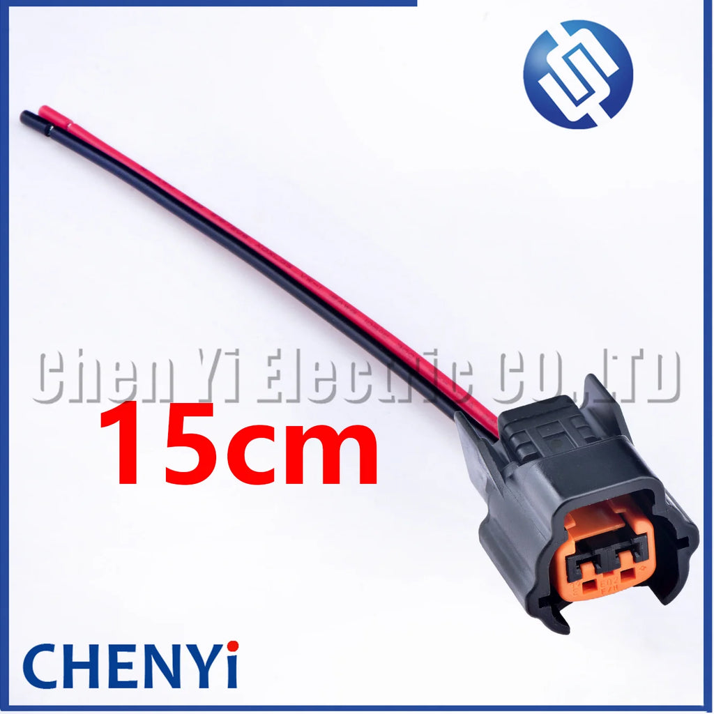 2 Pin Automotive Water temperature sensor solenoid valve connector Horn Injector harness plug E02F8 6098-0185 For Nissan Hyundai