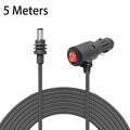 For Starlink Mini  DC Power  Cable  With  Switch 3/5M  Charging  Cable Car Charger Power Supply Cord Car Electronics Accessories