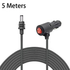 For Starlink Mini  DC Power  Cable  With  Switch 3/5M  Charging  Cable Car Charger Power Supply Cord Car Electronics Accessories
