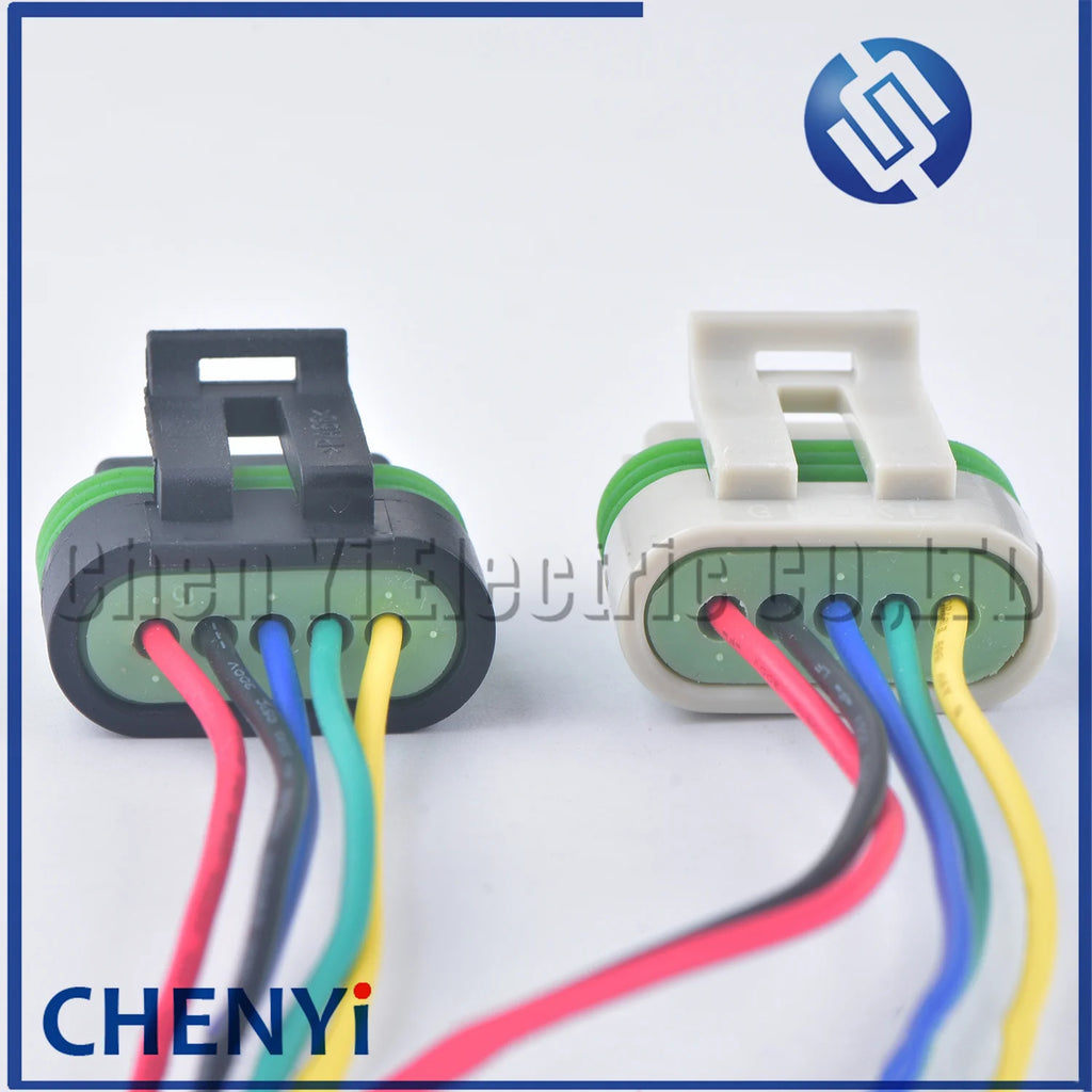 5 Pin female Auto waterproof connector LS1 LS2 High Energy Ignition Coil built-in Igniter Wire harness plug 12162825 12162830