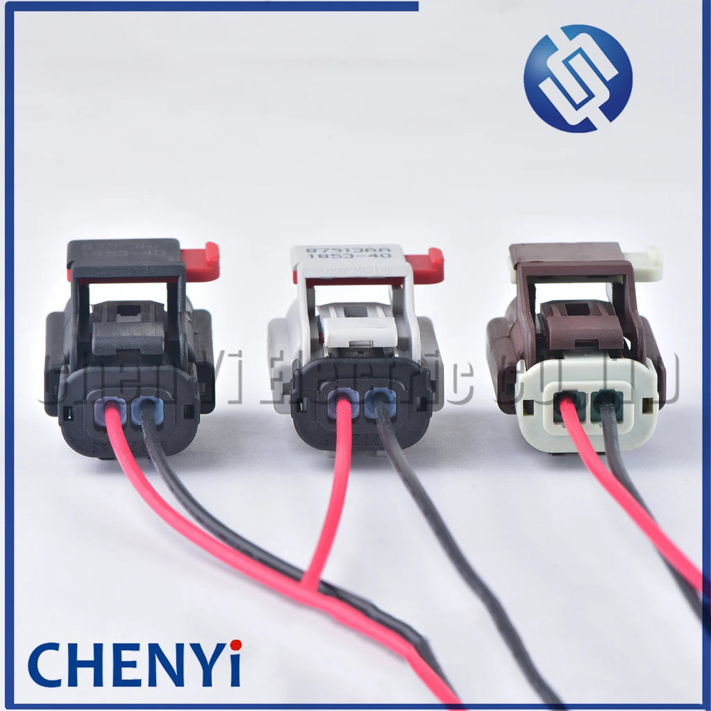 2 Pin auto oil sensor pressure sensor Urea pump plug Air solenoid valve plug wiring harness 54200206 54200207 for cummins Ecofit