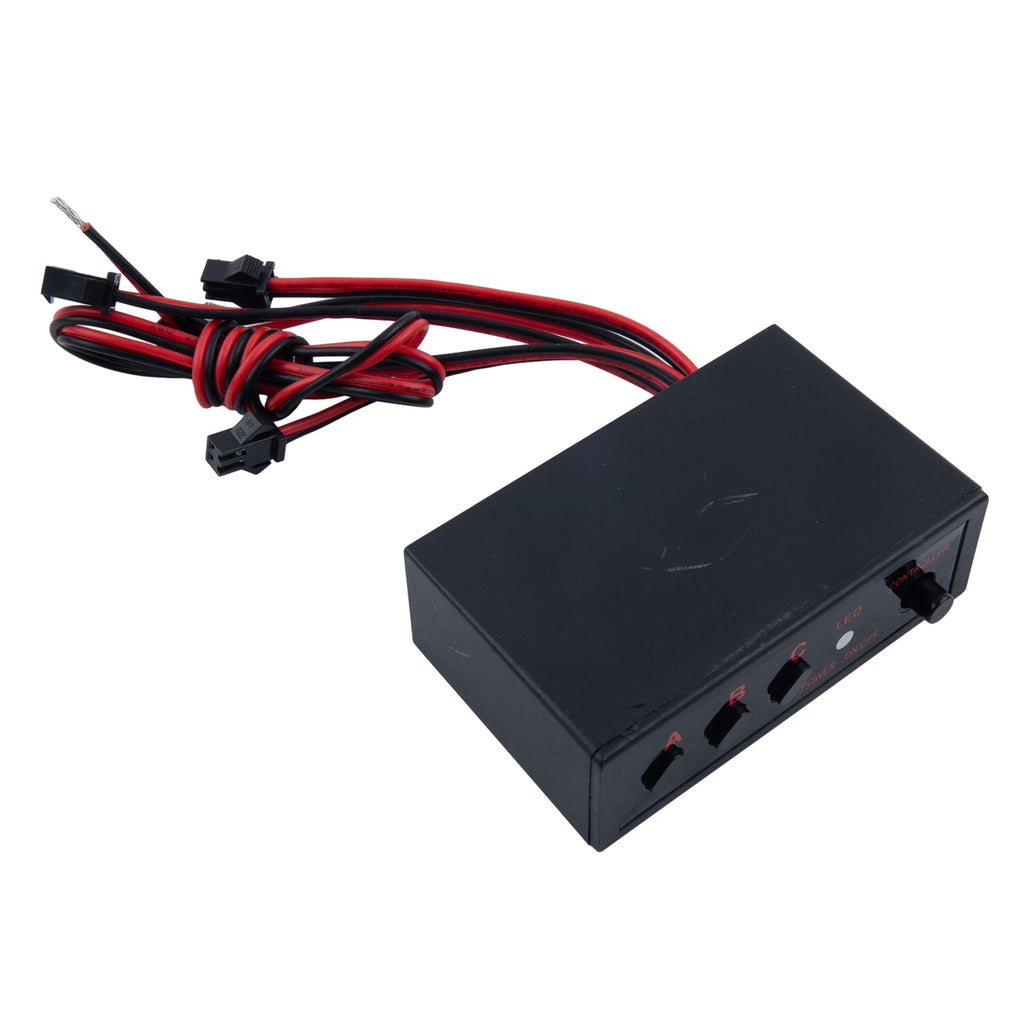 Auto 4 Ways LED Strobe Flash Light Lamp Flasher Flashing Controller Box 12V Car Accessories Controller Switch