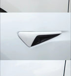 imitate Carbon Fiber For Tesla 2021 2022 2023 Model Y 3 Fender Side Camera Protective Cover Glossy Matte Color Amagi